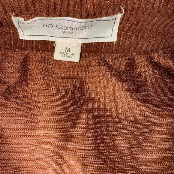 Colorblock Corduroy Button-Up Shirt - Picture 3 of 3